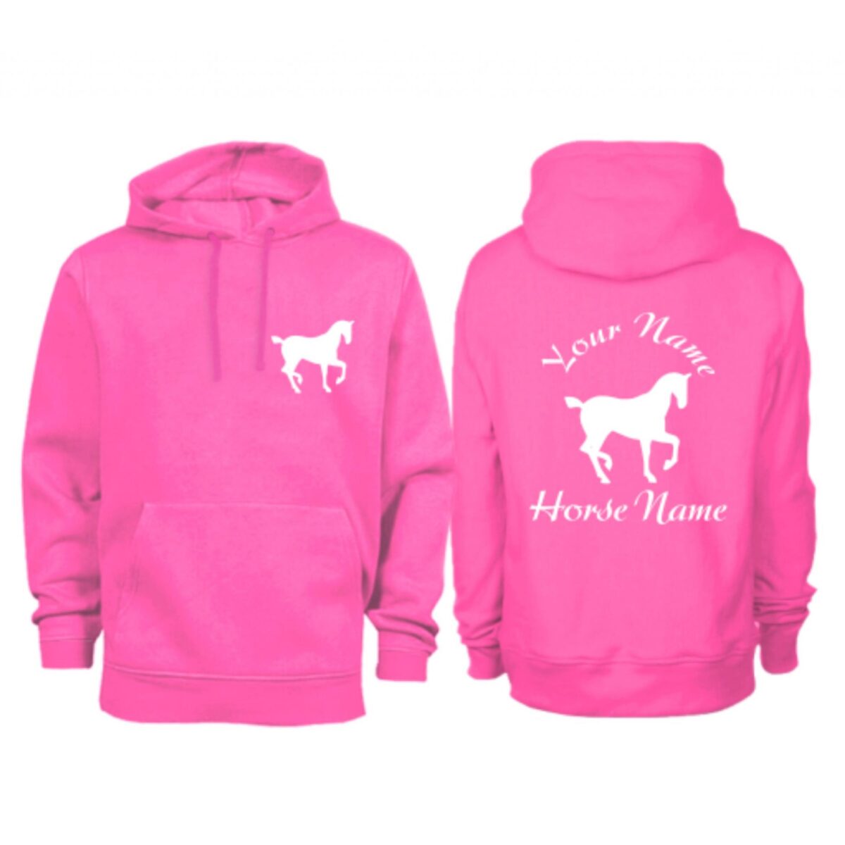 Persoanalised Adult Trotting Horse Hoodie